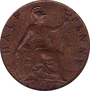 1913 HALFPENNY ( EF ) - Halfpenny - Cambridgeshire Coins