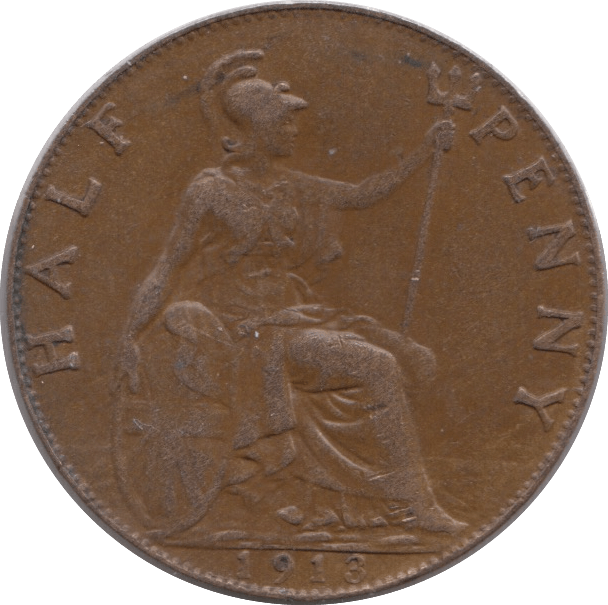 1913 HALFPENNY ( GVF ) - HALFPENNY - Cambridgeshire Coins