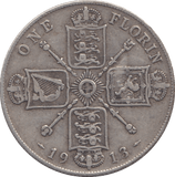 1913 ONE FLORIN ( FINE ) 8 - Florin - Cambridgeshire Coins