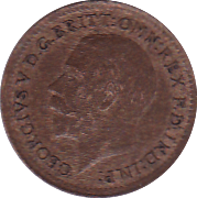 1913 ONE THIRD FARTHING ( EF ) - One Third Farthing - Cambridgeshire Coins