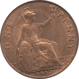 1913 PENNY 1 ( AUNC ) 24 - Penny - Cambridgeshire Coins