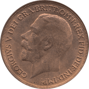 1913 PENNY 1 ( AUNC ) 24 - Penny - Cambridgeshire Coins