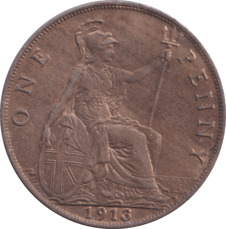 1913 PENNY ( EF ) - Penny - Cambridgeshire Coins