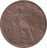 1913 PENNY ( EF ) - Penny - Cambridgeshire Coins