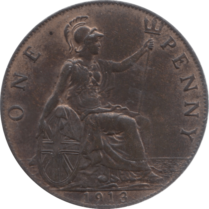 1913 PENNY ( UNC ) 23 - Penny - Cambridgeshire Coins