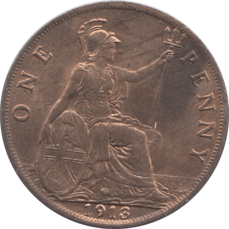 1913 PENNY ( UNC ) - Penny - Cambridgeshire Coins
