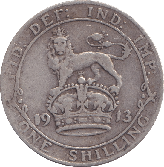 1913 SHILLING ( GF ) - Shilling - Cambridgeshire Coins