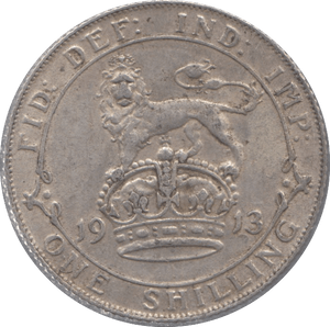 1913 SHILLING ( VF ) - Shilling - Cambridgeshire Coins