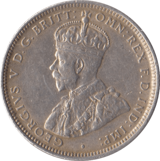 1913 SILVER 1 SHILLING BRITISH WEST AFRICA - SILVER WORLD COINS - Cambridgeshire Coins