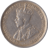 1913 SILVER 1 SHILLING BRITISH WEST AFRICA - SILVER WORLD COINS - Cambridgeshire Coins