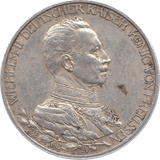 1913 SILVER 3 MARK GERMANY - SILVER WORLD COINS - Cambridgeshire Coins
