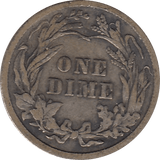1913 SILVER DIME USA - SILVER WORLD COINS - Cambridgeshire Coins