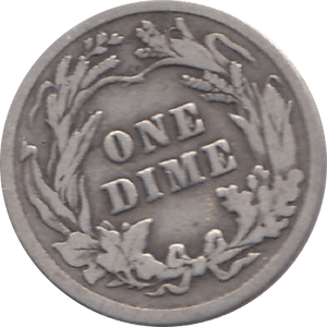 1913 SILVER DIME USA - SILVER WORLD COINS - Cambridgeshire Coins