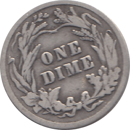 1913 SILVER DIME USA - SILVER WORLD COINS - Cambridgeshire Coins