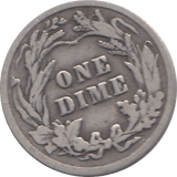 1913 SILVER DIME USA - SILVER WORLD COINS - Cambridgeshire Coins