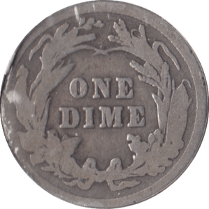 1913 SILVER DIME USA - SILVER WORLD COINS - Cambridgeshire Coins