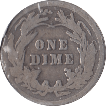 1913 SILVER DIME USA - SILVER WORLD COINS - Cambridgeshire Coins