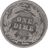 1913 SILVER DIME USA - SILVER WORLD COINS - Cambridgeshire Coins