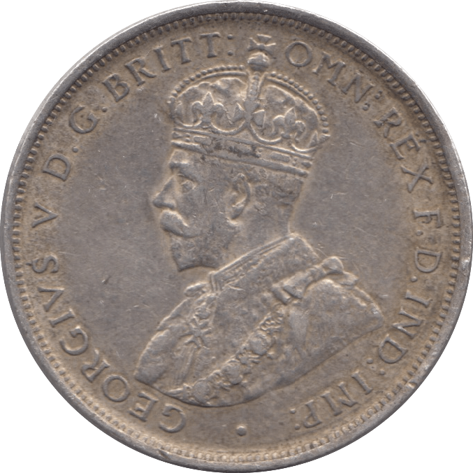 1913 SILVER FLORIN TWO SHILLING AUSTRALIA - SILVER WORLD COINS - Cambridgeshire Coins