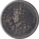 1913 SILVER INDIA TWO ANNAS - SILVER WORLD COINS - Cambridgeshire Coins