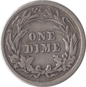 1913 SILVER ONE DIME USA - SILVER WORLD COINS - Cambridgeshire Coins