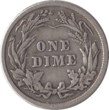 1913 SILVER ONE DIME USA - SILVER WORLD COINS - Cambridgeshire Coins