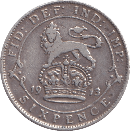 1913 SIXPENCE ( FINE ) 5 - Sixpence - Cambridgeshire Coins