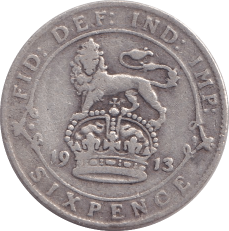 1913 SIXPENCE ( FINE ) - Sixpence - Cambridgeshire Coins
