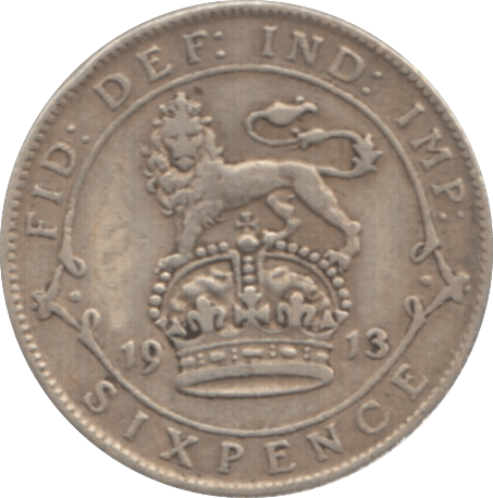 1913 SIXPENCE ( GF ) 1 - Sixpence - Cambridgeshire Coins