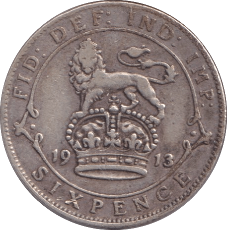 1913 SIXPENCE ( GF ) - Sixpence - Cambridgeshire Coins