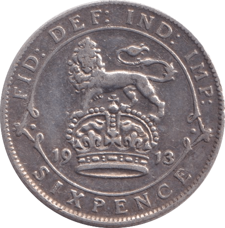 1913 SIXPENCE ( GVF ) - Sixpence - Cambridgeshire Coins
