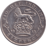1913 SIXPENCE ( GVF ) - Sixpence - Cambridgeshire Coins