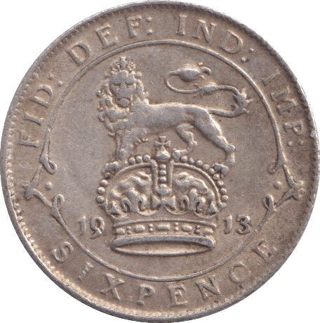 1913 SIXPENCE ( VF ) - Sixpence - Cambridgeshire Coins