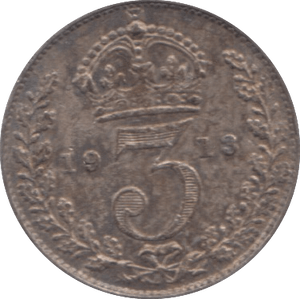 1913 THREEPENCE ( EF ) - Threepence - Cambridgeshire Coins