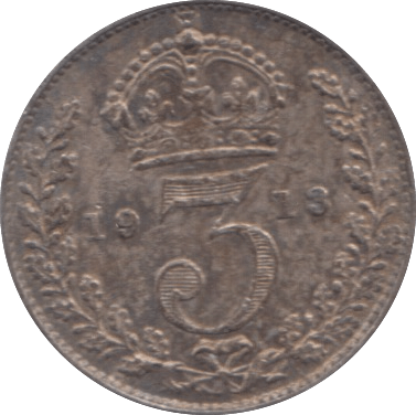1913 THREEPENCE ( EF ) - Threepence - Cambridgeshire Coins
