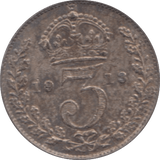 1913 THREEPENCE ( EF ) - Threepence - Cambridgeshire Coins