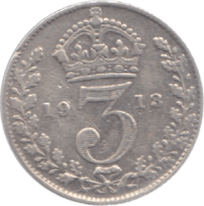 1913 THREEPENCE ( VF ) - Threepence - Cambridgeshire Coins