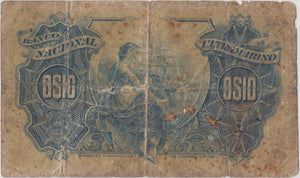 1914 10 CENTAVOS PORTUGAL MOZAMBIQUE BANKNOTE REF 1584 - World Banknotes - Cambridgeshire Coins