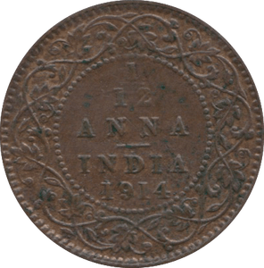 1914 1/12 ANNA INDIA - WORLD COINS - Cambridgeshire Coins