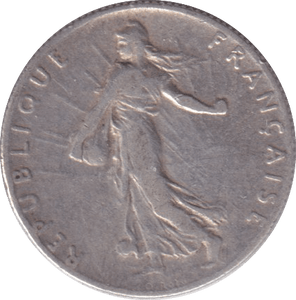 1914 50 CENTIMES FRANCE - WORLD COINS - Cambridgeshire Coins