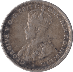 1914 AUSTRALIA SILVER SHILLING - SILVER WORLD COINS - Cambridgeshire Coins