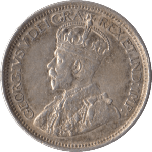 1914 CANADA SILVER 10 CENTS - SILVER WORLD COINS - Cambridgeshire Coins