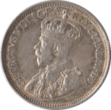 1914 CANADA SILVER 10 CENTS - SILVER WORLD COINS - Cambridgeshire Coins