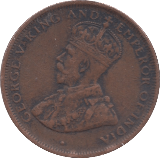 1914 CEYLON ONE CENT - WORLD COINS - Cambridgeshire Coins