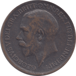 1914 FARTHING ( EF ) - Farthing - Cambridgeshire Coins