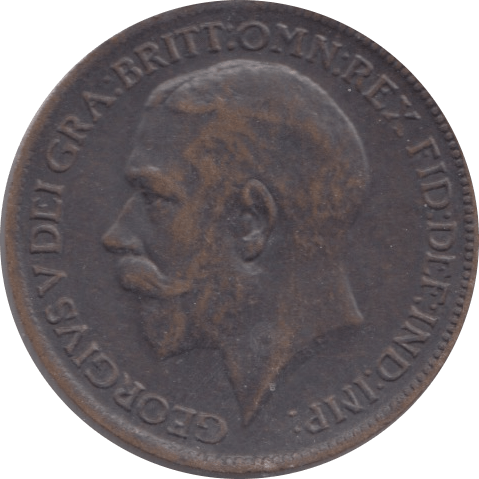 1914 FARTHING ( EF ) - Farthing - Cambridgeshire Coins