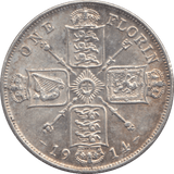 1914 FLORIN ( EF ) - FLORIN - Cambridgeshire Coins