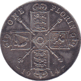 1914 FLORIN ( GVF) B - Florin - Cambridgeshire Coins
