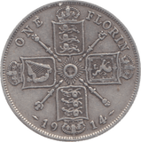 1914 FLORIN ( VF ) 12 - Florin - Cambridgeshire Coins
