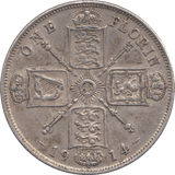 1914 FLORIN ( VF ) 2 - FLORIN - Cambridgeshire Coins